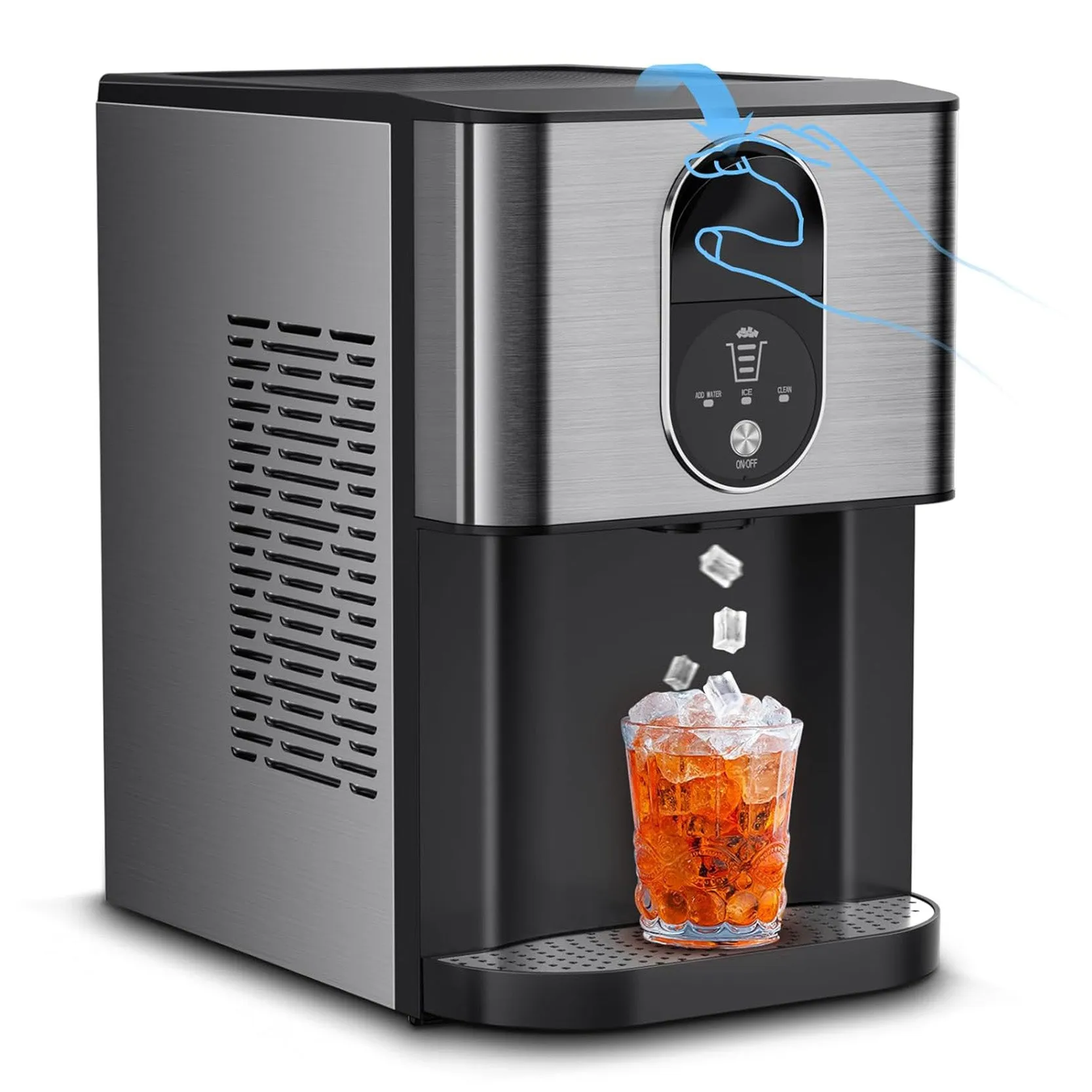 44lbs/24H Nugget Ice Maker Countertop Dispenser - a practical home essential